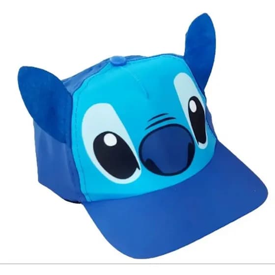 Boné infantil Lilo & Stitch com orelhinhas 3D stith infantil bone crianca