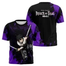 Camiseta Attack On Titan - Mikasa Ackerman - CTAONT09