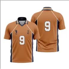 Camiseta Haikyuu - Uniforme Karasuno (Número Personalizável) - CTHKYU11