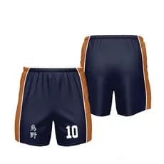 Camiseta + Short  Haikyuu - Uniforme Karasuno (Número Personalizável)  KIT2