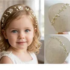 Tiara batizado, tiara infantil, tiara daminha, tiara casamento