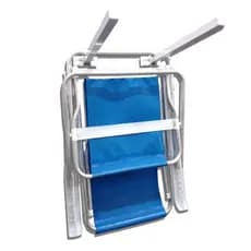 Suporte Cadeira De Praia Articulado Retratil Aluminio 30 Kg 42 Cm Branco - Vulcano