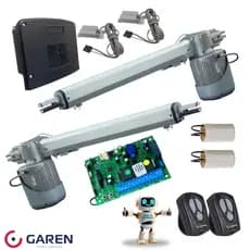 Kit Motor para Portão Pivotante Duplo 1/2hp 1m Abre Folha de Até 2,5m Garen 220v