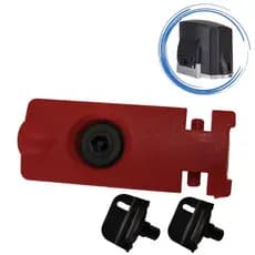 Kit Destrave Motor Deslizante Kdz Fit Plástico + 2 Chaves + Tampão da Chave - GAREN