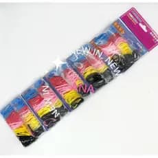 CARTELA 5 CAIXAS Elásticos de Silicone Para Cabelo 1 Cartela Com 5 Caixas Cartela Liguinha