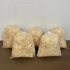 500 gramas de Palha Madeira Natural Para Cestas Decorativas e Artesanato Proteger Produtos