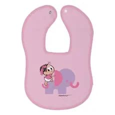 Babador Anatômico Impermeável Para Bebê Monica Rosa