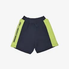 Bermuda Infantil Moletinho Estampadinho Marinho
