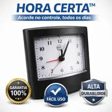 Relogio de Mesa HORA CERTA™