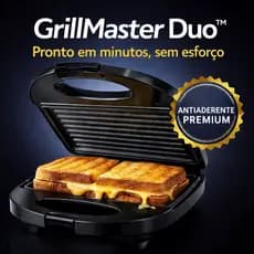 Sanduicheira 127V Antiaderente GrillMaster Duo™