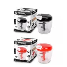Processador Triturador Manual De Alimentos 5 Lâminas 900ml