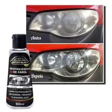 Revitalizador de Farol Carro Batom Black 50ml