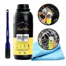 Kit Multicar Cadillac 1L APC Mulituso Concentrado + Pincel + Pano