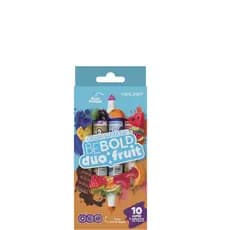 Caneta Marcador Hidrográfico Be Bold Duo Fruit 10 Cores Duas Pontas Newpen