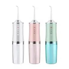 Irrigador Bucal Elétrico Oral Limpeza Portátil USB com Jato e Recarregável Para família ou viagem