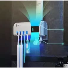 Aplicador Pasta de Dente Suporte Dispenser Escova Automático Com Esterilizador
