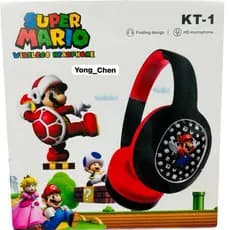 Fone de ouvido Super Mario Bross Bluetooth KT-1
