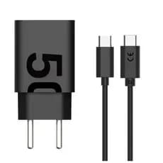 Carregador Turbo 50w Tipo C Para Tipo C