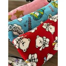 Manta pelo de pato infantil 2,0 x 1,80 várias estampas