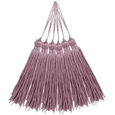Pingente De Seda Tassel - Franja - Rose Escuro - Com 20 Unidades - BRX