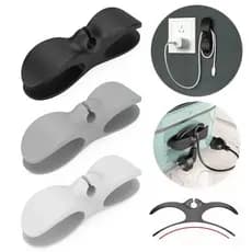 Kit x10 peças suporte do cabo clipe universal Invólucro cord organizador para cabos de armazenamento de mixer