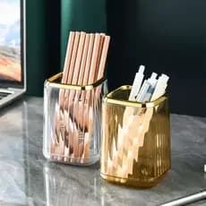 Porta Pincéis Organizador de Maquiagem Multifuncional Portátil Escritório