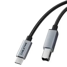 Cabo USB C Para Impressora Universal Tipo B Para Hp Epson 1,5m
