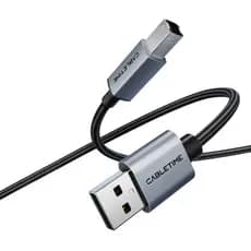 Cabo USB Para Impressora Universal Tipo B Para Hp Epson 50cm