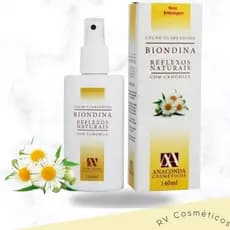 Anaconda Biondina Loção Clareadora 140ml – Reflexos Naturais e Brilho aos Fios