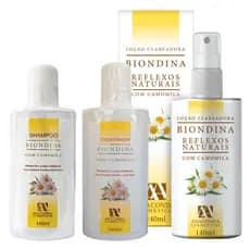 Kit Clareador Anaconda Biondina Clareador Shampoo Condicionador E Loção Spray Pump ou Avulsos