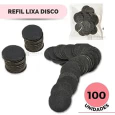 Refil Lixa Disco Pedicuro Adesiva 100 unidades Pedicuro Envio Rápido