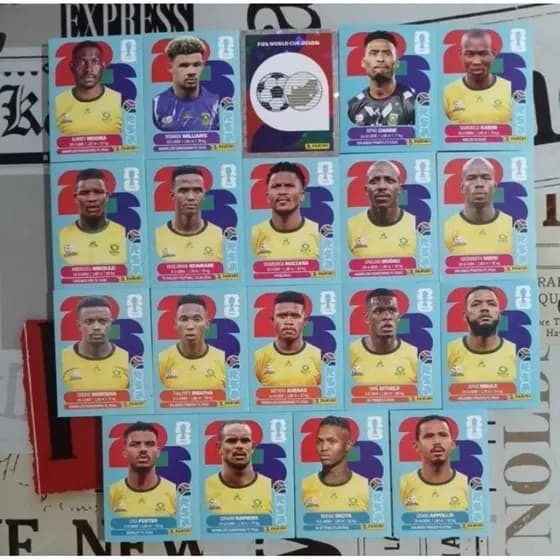 Figurinhas Originais África do Sul (South Africa) Copa do mundo 2026 - RSA