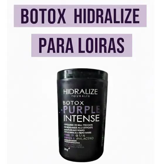 Botox Capilar Somente Loiras Purple Intense Hidralize 1kg Matizador Sem Formol