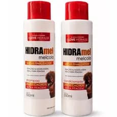 Shampoo e Condicionador  Hidramel Melcola Hidralise Cacheadas, Onduladas ,Crespas , Megahair