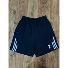 Shorts Tactel academia,  ziper nos bolsos, cordão e elastico ajustavel na cintura