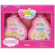 KIT SHAMPOO E CONDICIONADOR BABY MENINA 100ML MURIEL ORIGINAL