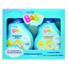KIT SHAMPOO E CONDICIONADOR BABY MENINO 100ML MURIEL ORIGINAL