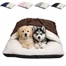 Cama de Cachorro e Gato Caminha Pet Saquinho De Dormir Canguru Sherpa Imita Lã de Carneiro
