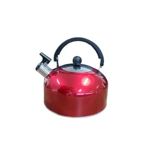 Chaleira Inox 25 Litros Apito Rapida Ebulição Alta Durabilidade Cozinha Pratica Sortida