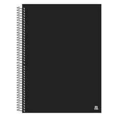 Caderno Universitario Kbum Preto 10 Materias 140 Folhas Organizador Estudos Escola