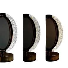 Luminaria Oval Led Mesa Portatil Usb Iluminacao Economica Design Moderno Decoracao