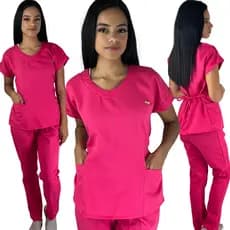 Pijama Cirugico Hospital Clinica Scrub Uniforme profissional Linha Premium