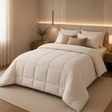 Edredom Queen Casal Micropercal Dupla Face Toque Macio Premium
