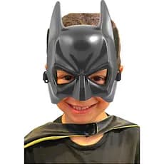 Máscara do Batman Infantil e Adulto Herói Masculino Festa Fantasia Cosplay Carnaval Acessório Festas