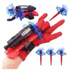Luva Lança  Teia do Homem Aranha Brinquedo Herói Lançador  de Teias Filmes