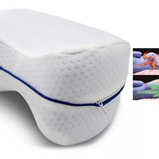 Travesseiro Almofada Para Pernas E Pés Ortopédico Para Postura Dormir Conforto Pra você