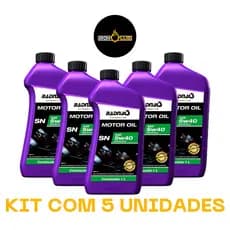 KIT 5 LITROS ÓLEO MOTOR OIL RADNAQ 5W40 SINTÉTICO