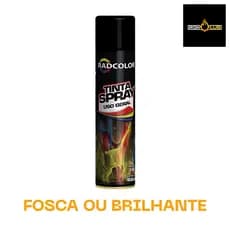 TINTA SPRAY PRETA USO GERAL RADCOLOR 400ML
