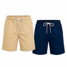 Kit 2 Bermuda Tactel Masculina Lisa Short Mauricinho Verão Varias Combinações