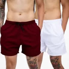 Kit 2 Short Tactel Masculino Mauricinho Bermuda Futebol Neymar
